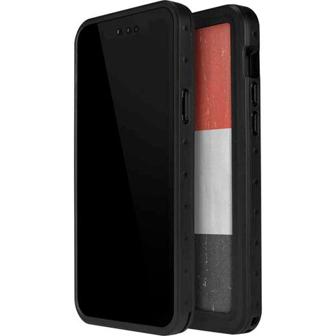 Yemen Flag Distressed iPhone 12 Mini Waterproof Case